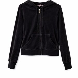 Juicy Couture Black Zip-Up Hoodie